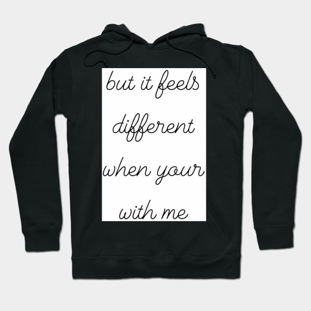 Heartbreak Weather Lyric Design Hoodie by BlossomShop